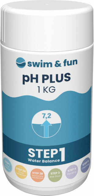 pH-säätöaine Swim & Fun pH Plus 1 kg