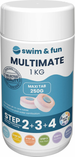 Yhdistelmätabletti Swim & Fun MultiMate, 1 kg