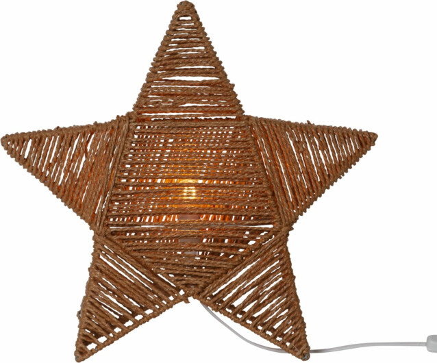 Pöytätähti Star Trading Rappe 43,5x43 cm ruskea