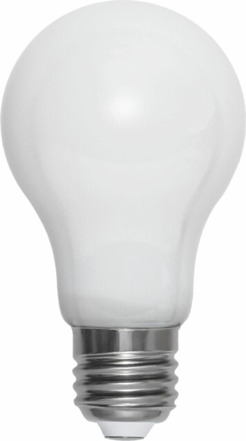 LED-lamppu Star Trading Opaque Filament 375-41-1 Ø60x109mm, E27, opaali, 8W, 2700K, 800lm, himmennettävä