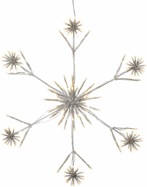 LED-valokoriste Star Trading Siluett Flower Snowflake eri kokoja