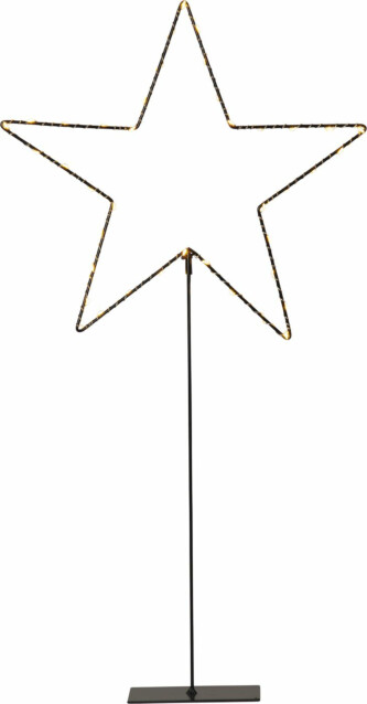 LED-pöytätähti Star Trading Mira 33x65 cm musta