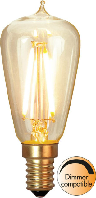 LED-lamppu Star Trading Decoration Soft Glow Ø38x88mm E14 1,9W 2200K 120lm