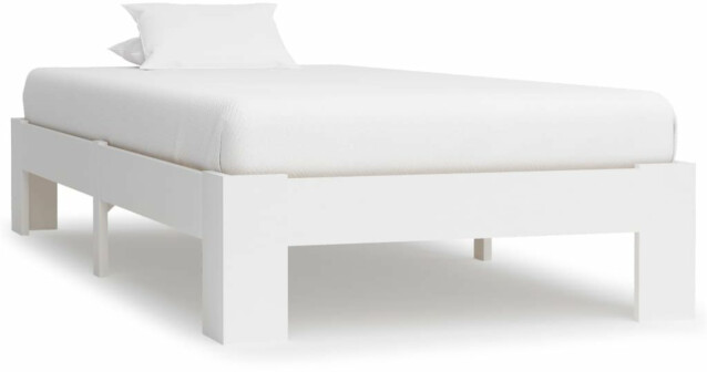Sängynrunko valkoinen mänty 90x200cm_1