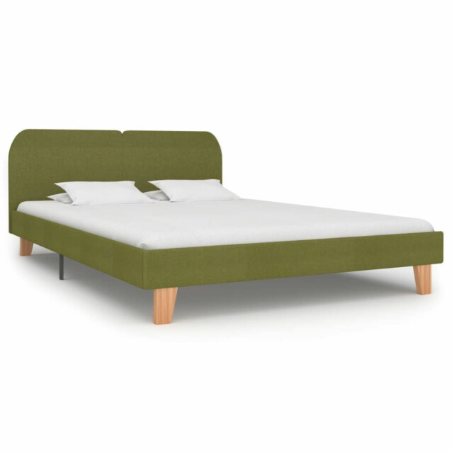 Sängynrunko vihreä kangas 150x200 cm_1