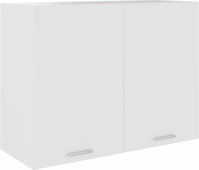 Seinäkaappi valkoinen 80x31x60 cm lastulevy_1