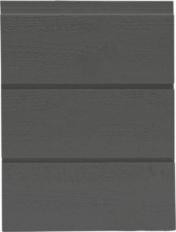 Ulkoverhouslauta Siparila Topcoat U 23x145x4200-5400 mm kuusi maalattu tummanharmaa RR23 piilohakaskiinnitys