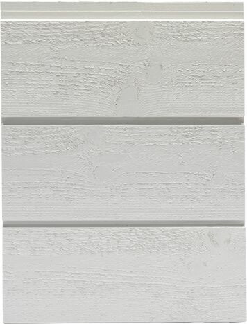 Ulkoverhouslauta Siparila Topcoat U 23x145x4200-5400 mm kuusi maalattu valkoinen S 0502-Y piilohakaskiinnitys