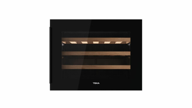 Viinikaappi Teka RVI10024GBK, 59x55,7 cm, Integroitava, musta
