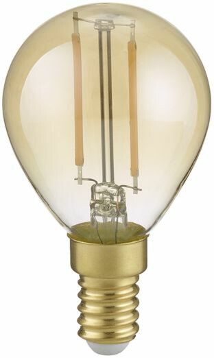 LED-lamppu Trio E14, filament, vakio, 2W, 225lm, 2700K, ruskea