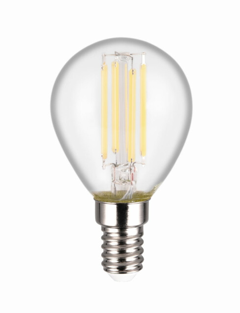 LED-lamppu Trio E14, filament vakiokupu 4W, 470lm 4000K, kirkas, switch dimmer