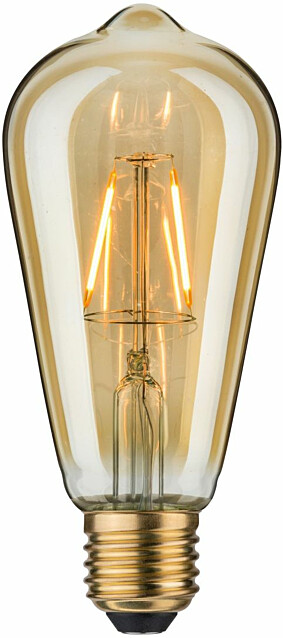 LED-filamenttilamppu Paulmann Corn Rustika, E27, 150lm, 2.7W, 1800K, kulta