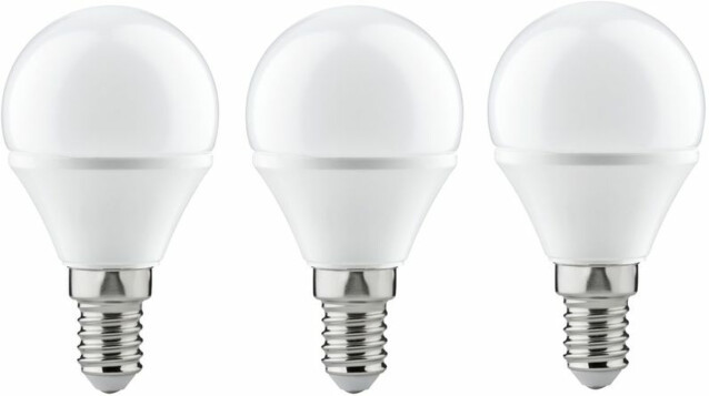LED-lamppu Paulmann Drop, E14, 250lm, 3.5W, 2700K, opaali, 3kpl