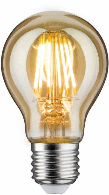 LED-filamenttilamppu Paulmann Pear, E27, 470lm, 6W, 1700K, himmennettävä, kulta