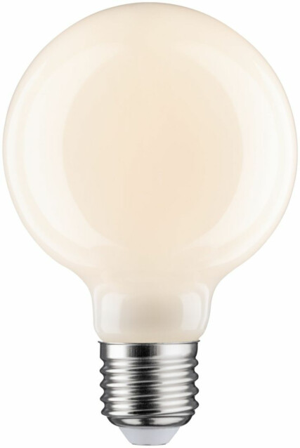 LED-filamenttilamppu Paulmann Globe, G80, E27, 470lm, 5.6W, 2700K, himmennettävä, opaali
