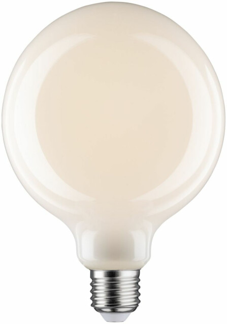 LED-filamenttilamppu Paulmann Globe, G125, E27, 470lm, 5.6W, 2700K, himmennettävä, opaali