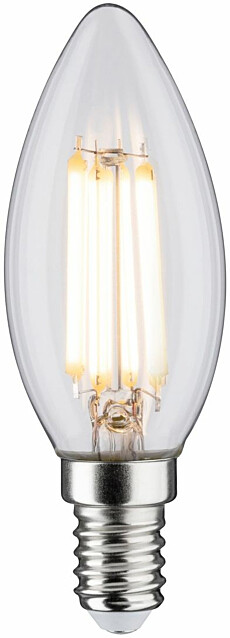 LED-kynttilälamppu Paulmann Candle, E14 806lm, 6.5W, 2700K, filamentti, kirkas