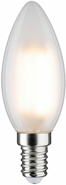 LED-kynttilälamppu Paulmann Candle, E14 806lm, 6.5W, 2700K, filamentti, matta
