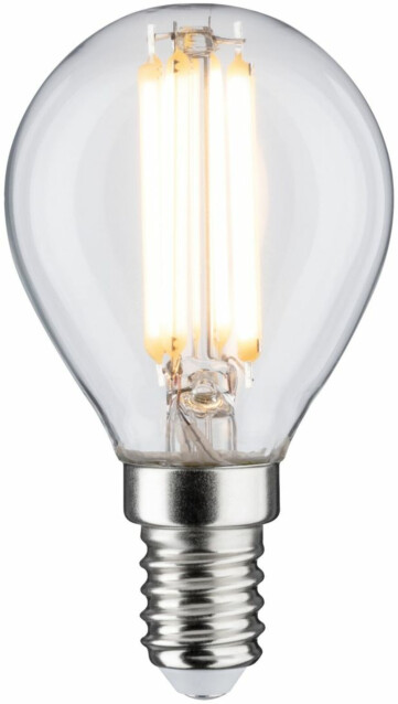 LED-filamenttilamppu Paulmann Drop, E14, 806lm, 6.5W, 2700K, kirkas