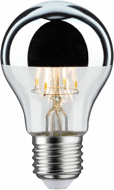 LED-pääpeililamppu Paulmann Modern Classic Edition Pear, E27, 580lm, 4.8W, 2700K, hopea