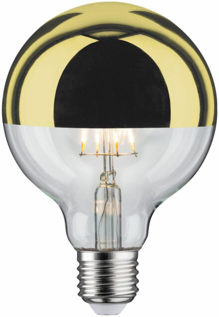 LED-pääpeililamppu Paulmann Modern Classic Edition Globe, E27, G95, 600lm, 6.5W, 2700K, himmennettävä, kulta