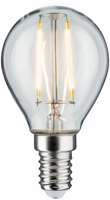 LED-filamenttilamppu Paulmann Drop, E14, 250lm, 2.6W, 2700K, kirkas