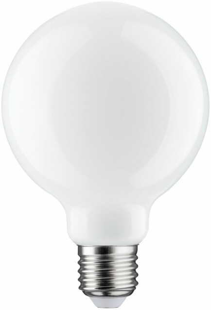 LED-filamenttilamppu Paulmann Globe, G95, E27, 806lm, 7.5W, 2700K, himmennettävä, opaali