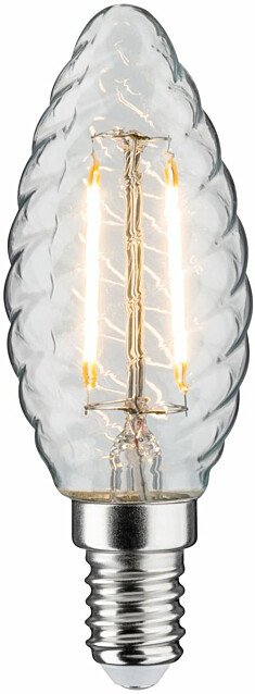 LED-kierrekynttilälamppu Paulmann Vintage Edition Candle, E14, 280lm, 2.6W, 2700K, kirkas