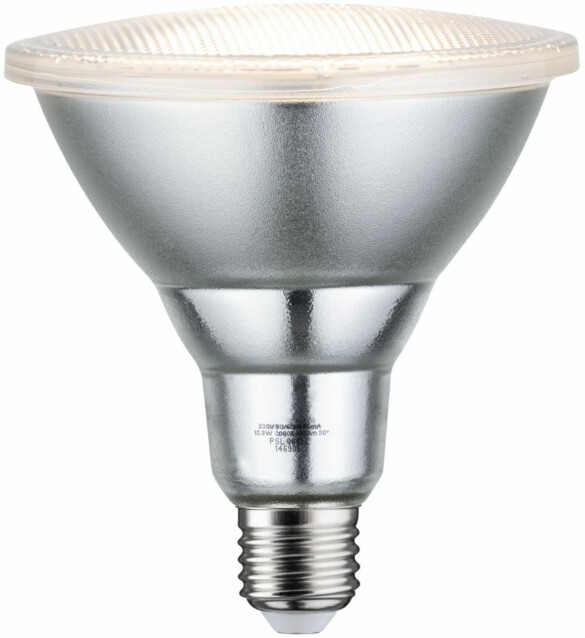 LED-kohdelamppu Paulmann Reflector, PAR38, 1000lm, 13.8W, 3000K, himmennettävä, hopea