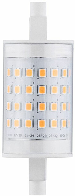 LED-putki Paulmann Tube, R7s, 78mm, 1055lm, 9W, 2700K, himmennettävä, kirkas