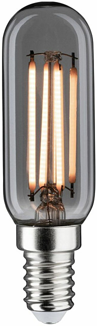 LED-filamenttilamppu Paulmann 1879 Edition Tube, E14, 130lm, 4W, 1800K, himmennettävä, savulasi