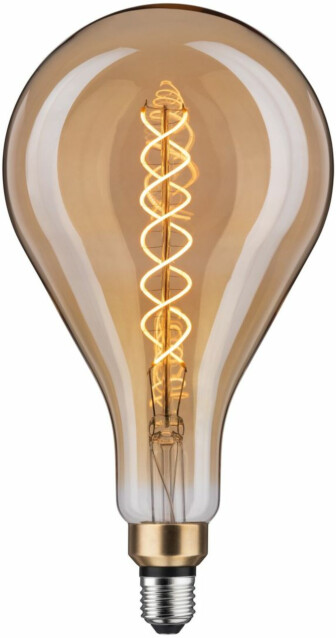 LED-filamenttilamppu Paulmann 1879 Edition BigDrop, E27, 400lm, 7W, 1800K, himmennettävä, kulta