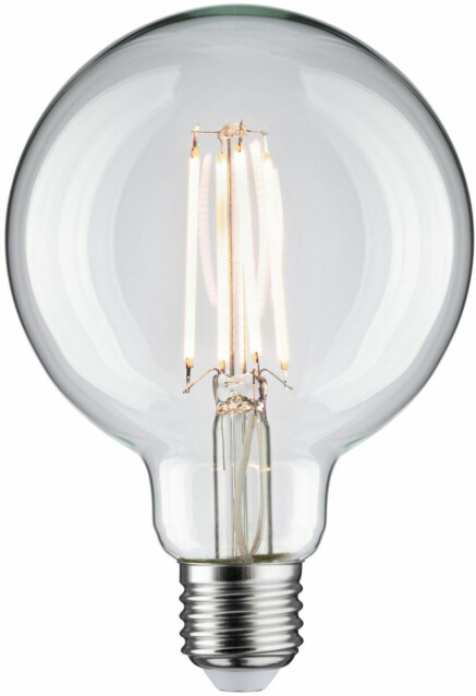 LED-filamenttilamppu Paulmann Globe, G95, E27, 806lm, 7.5W, 4000K, kirkas
