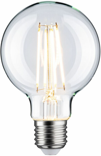 LED-filamenttilamppu Paulmann Globe, G80, E27, 806lm, 7.5W, 2700K, himmennettävä, kirkas