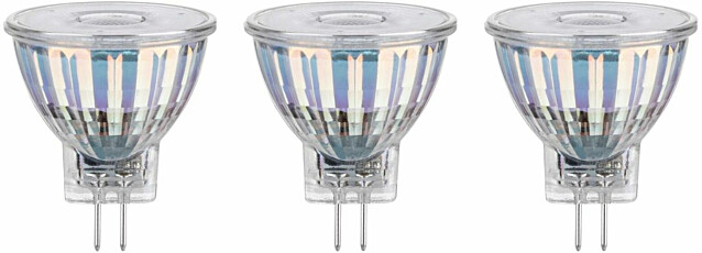 LED-kohdelamppu Paulmann Reflector, GU4, 345lm, 4.2W, 2700K, hopea, 3kpl