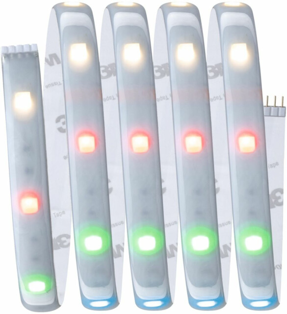 LED-valonauha Paulmann MaxLED 250, Smart Home Zigbee 3.0, aloituspakkaus, 1.5m, IP44, 9W, 180lm/m, 30LEDs/m, RGBW+, 24VA