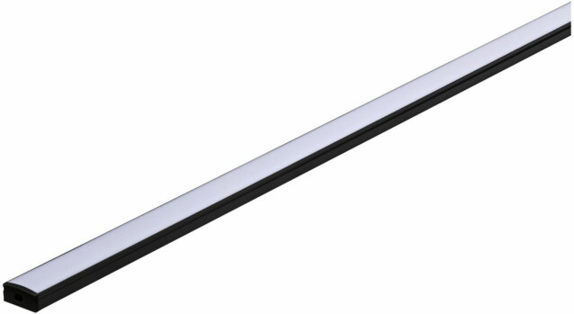 LED-profiili diffuusorilla Paulmann Base White, musta/valkoinen, eri kokoja