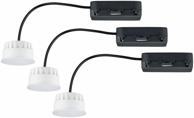 LED-valonlähde Choose-valaisimiin Paulmann, 3kpl, Ø51mm, 6.5W, 580lm, säädettävä värilämpötila, satiini