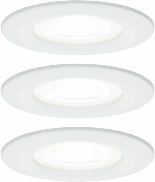Upotettava LED-valaisin Paulmann Nova Rigid, 3kpl, IP44, Ø78mm, GU10, 6.5W, 4000K, eri värejä