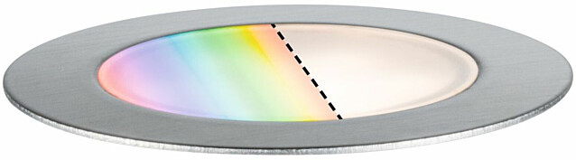 LED-terassivalaisin Paulmann Plug & Shine Floor, Smart Home Zigbee 3.0, IP67, RGBW+, 2W, rst