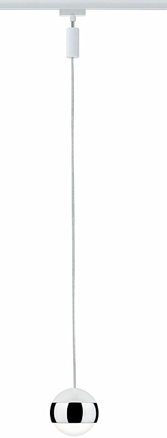 LED-riippuvalaisin kiskoon Paulmann Urail Capsule II, 2700K, himmennettävä, valkoinen