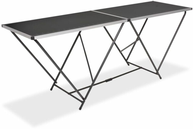 Taittuva tapetointipöytä mdf ja alumiini 200x60x78 cm_1
