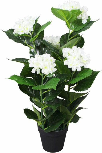 Tekokukka ruukulla hortensia 60 cm valkoinen_1