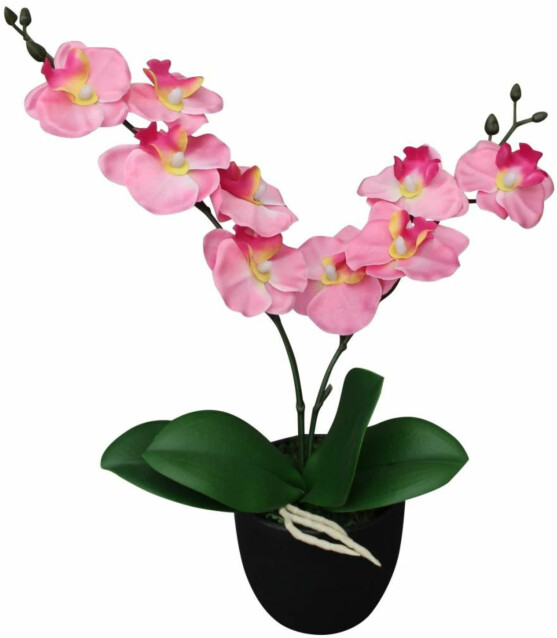 Tekokukka ruukulla orkidea 30 cm vaaleanpunainen_1