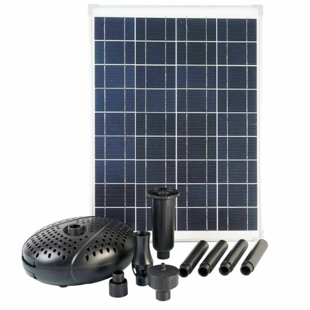 Ubbink solarmax 2500 -setti aurinkopaneelilla ja pumpulla_1