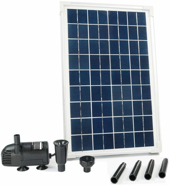 Ubbink solarmax 600 sarja aurinkopaneelilla ja pumpulla_1