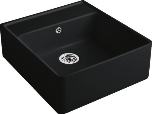 Keittiöallas Villeroy & Boch Butler Sink 60 Ebony Matta musta CeramicPlus