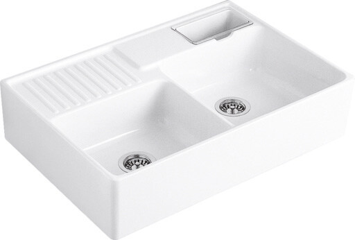 Keittiöallas Villeroy & Boch Butler Sink 90 Alpin White Valkoinen CeramicPlus