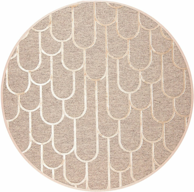 Matto VM Carpet Paanu mittatilaus pyöreä beige
