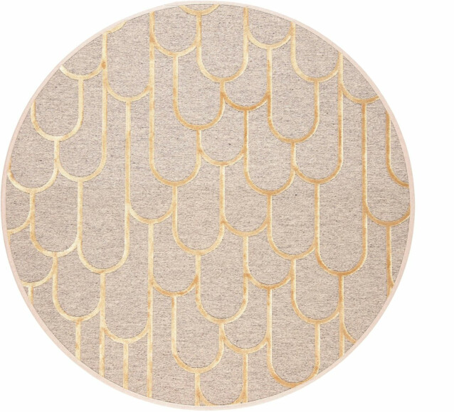 Matto VM Carpet Paanu pyöreä kulta eri kokoja